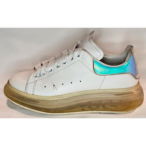 Alexander McQueen Oversized Sneaker “White Multi” Size 36.5 Made In Italy - Picture 1 of 16
